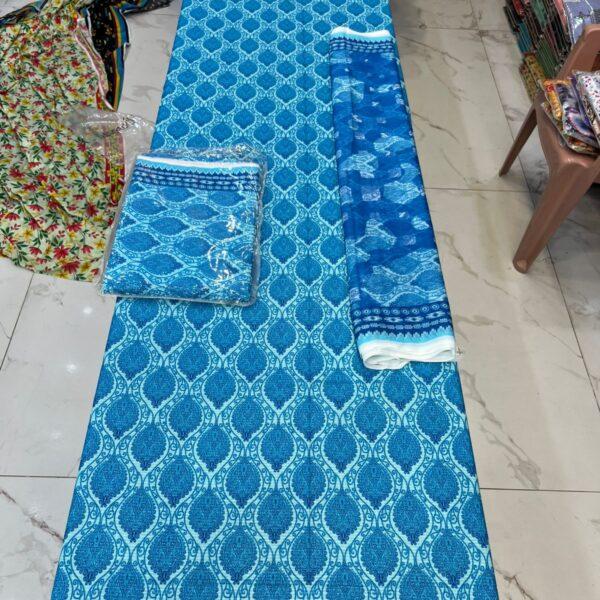 Bareeze Brand Summer Collection Printed Lawn Dresses Bana Dora Lawn Fabrics 3 Piece Suit Design No 4