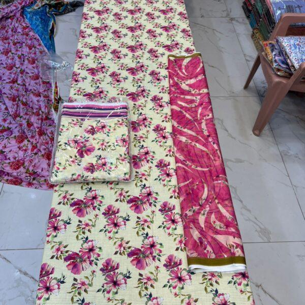 Bareeze Brand Summer Collection Printed Lawn Dresses Bana Dora Lawn Fabrics 3 Piece Suit Design No 6