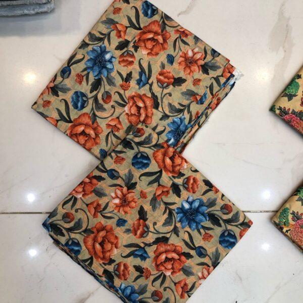 Safa Marwa Brand Premium Tarkashi Bana Tila LAWN 2Piece PREMIUM QUALITY LAWN Allover Digital Printed 2Piece Design No 10