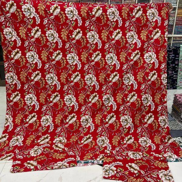 Safa Marwa Original Bedsheet Crystal cotton Export Quality King Size Double Bedsheet Design No30