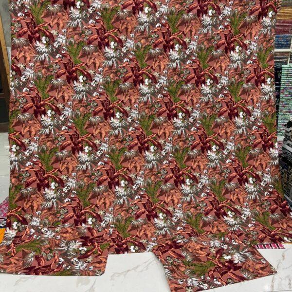 Safa Marwa Original Bedsheet Crystal cotton Export Quality King Size Double Bedsheet Design No9