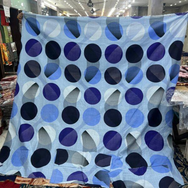 Safa Marwa Crystal Cotton Export Quality King Size Double Bedsheet Design No. 9