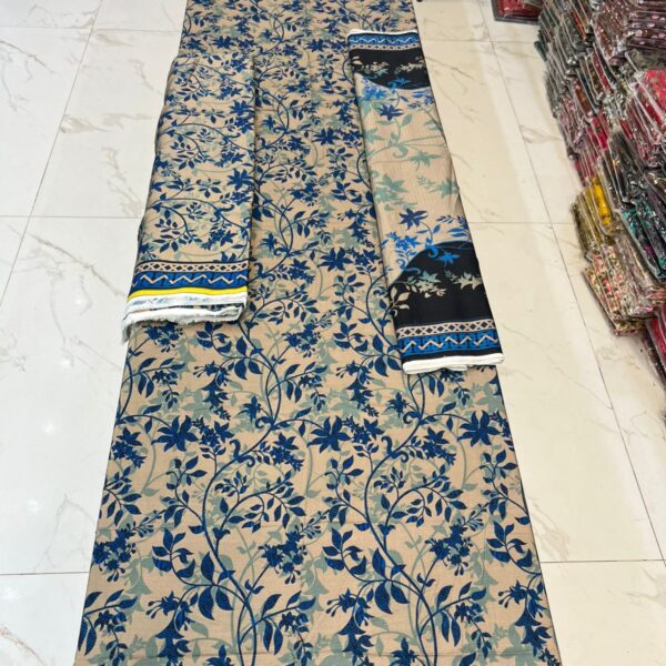 Safa Marwa Original Brand Dresses Bana Dora Linen Fabrics 3 piece Suit Women Dresses Design No 1