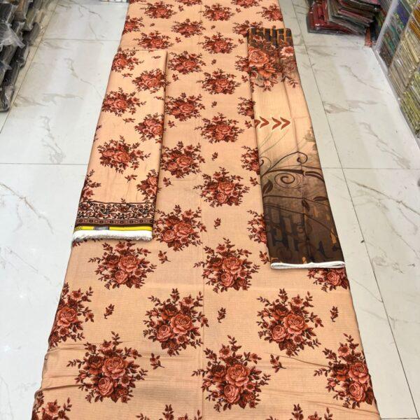 Safa Marwa Brand Bana Dora Linen Fabrics 3 piece Suit 9