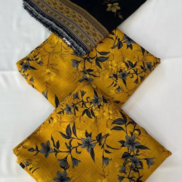 Safa Marwa Original Premium Viscose Bana Dora 3PC Suit Design No 1