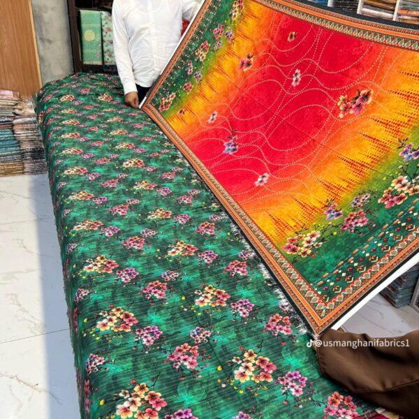 Safa Marwa Winter Collection Karandi Fabrics Unstitch 3 Piece Suit Women Dresses Design No 5