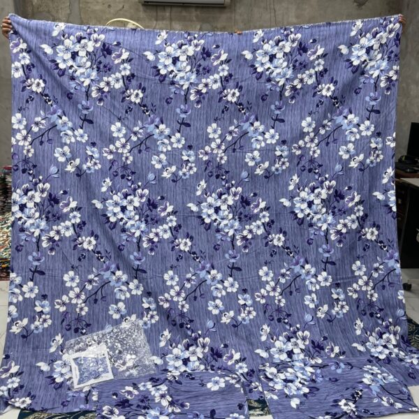 Safa Marwa Original Bedsheets Export Quality King Size Double Bedsheet Design No 2