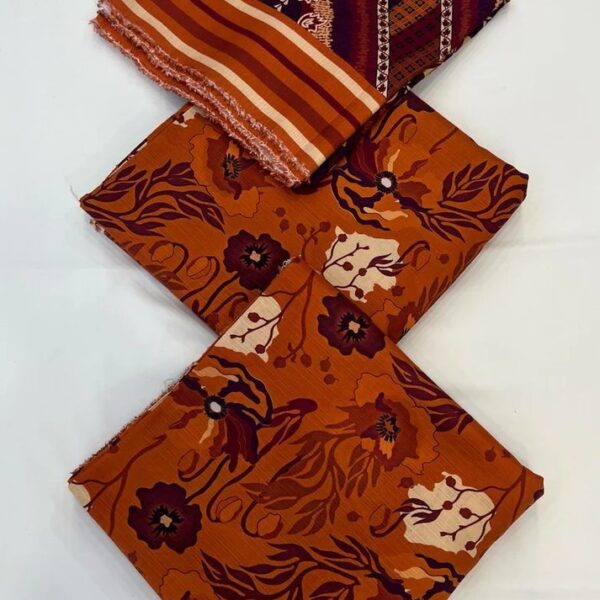 Safa Marwa Original Premium Viscose Bana Dora 3PC Suit Design No 2