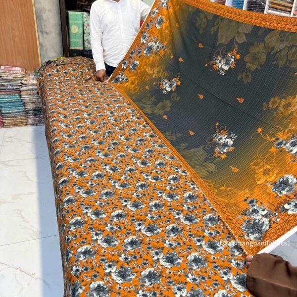 Safa Marwa Winter Collection Karandi Fabrics Unstitch 3 Piece Suit Women Dresses Design No 19