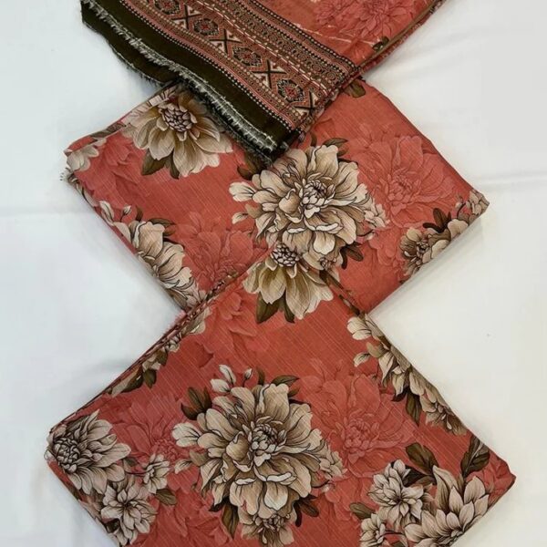 Safa Marwa Original Premium Viscose Bana Dora 3PC Suit Design No 3