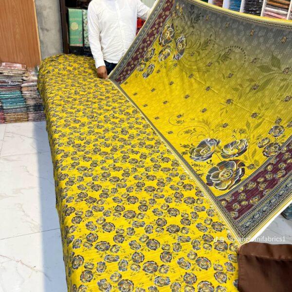 Safa Marwa Winter Collection Karandi Fabrics Unstitch 3 Piece Suit Women Dresses Design No 17