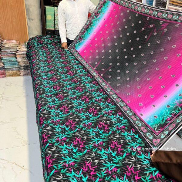 Safa Marwa Winter Collection Karandi Fabrics Unstitch 3 Piece Suit Women Dresses Design No 10