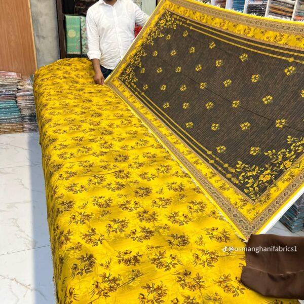 Safa Marwa Winter Collection Karandi Fabrics Unstitch 3 Piece Suit Women Dresses Design No 12