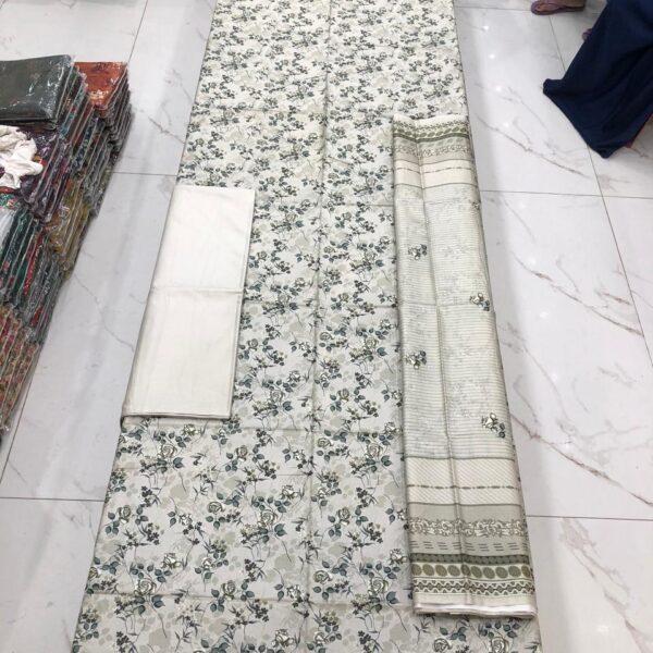 Safa Marwa Original Brand Linen Fabrics 3 piece Suit 11