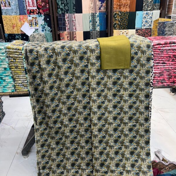 Safa Marwa Original Brand Printed Khaddar Fabrics Unstitched 2 Piece Suit Women Collection Design No 11