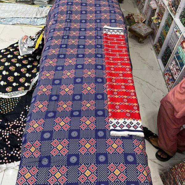 Bareeze Original Brand Digital Printed Bana Dora Linen 3pc Suit Women Collection Design No 11