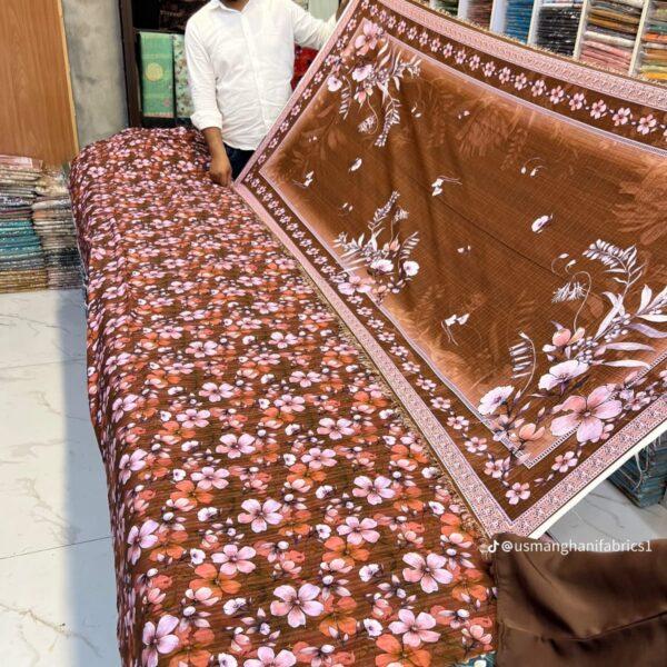 Safa Marwa Winter Collection Karandi Fabrics Unstitch 3 Piece Suit Women Dresses Design No 14