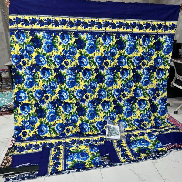 Safa Marwa Original Bedsheets Export Quality King Size Double Bedsheet Design No 12