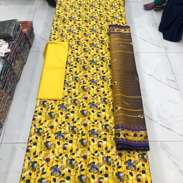 Safa Marwa Original Brand Linen Fabrics 3 piece Suit 13