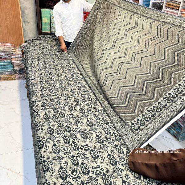 Safa Marwa Winter Collection Karandi Fabrics Unstitch 3 Piece Suit Women Dresses Design No 13