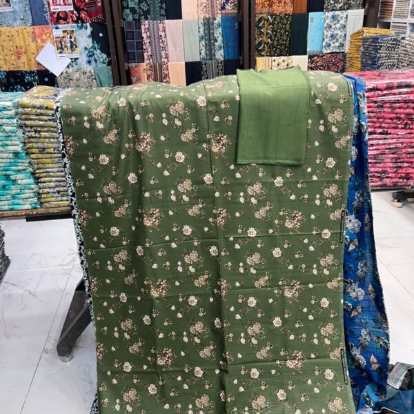 Safa Marwa Original Brand Printed Khaddar Fabrics Unstitched 2 Piece Suit Women Collection Design No 16