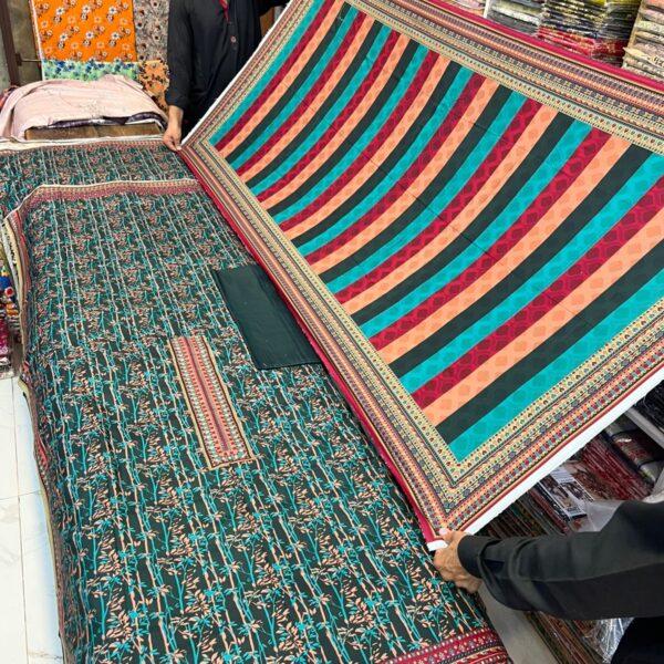 Safa Marwa Original Brand Linen Fabrics 3 piece Suit Women Collection Design No 16