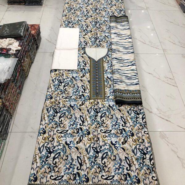 Safa Marwa Original Brand Linen Fabrics 3 piece Suit 18