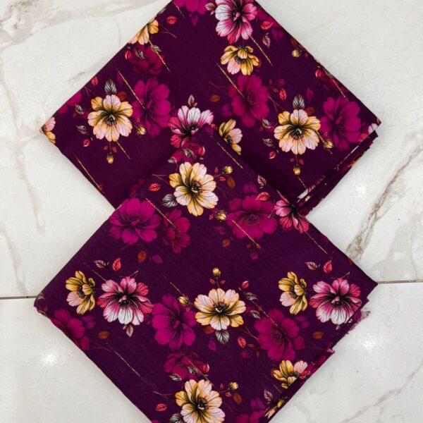 Safa Marwa Original Brand Winter Collection All Over Print Two Piece Design No 20