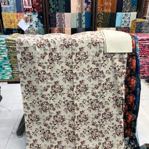 Safa Marwa Original Brand Printed Khaddar Fabrics Unstitched 2 Piece Suit Women Collection Design No 22