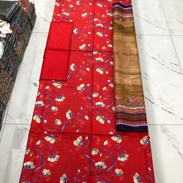 Safa Marwa Original Brand Linen Fabrics 3 piece Suit 23