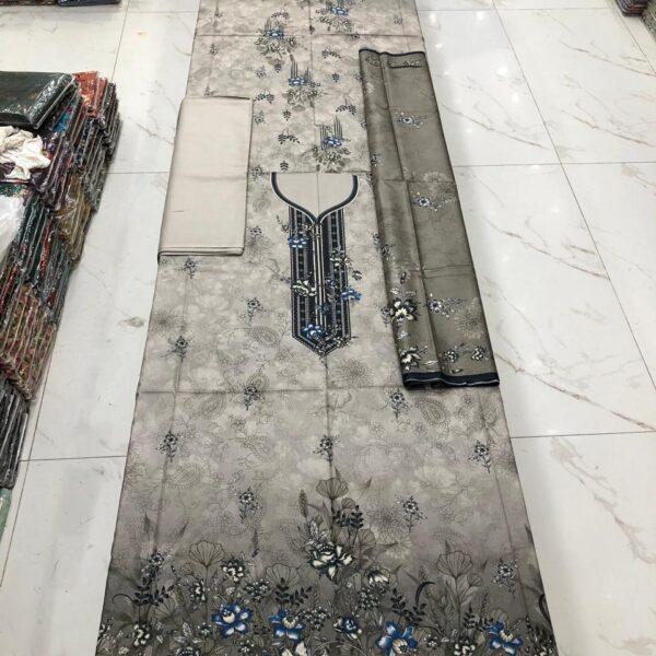 Safa Marwa Original Brand Linen Fabrics 3 piece Suit 26