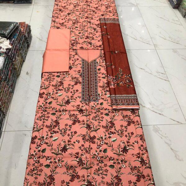 Safa Marwa Original Brand Linen Fabrics 3 piece Suit 27