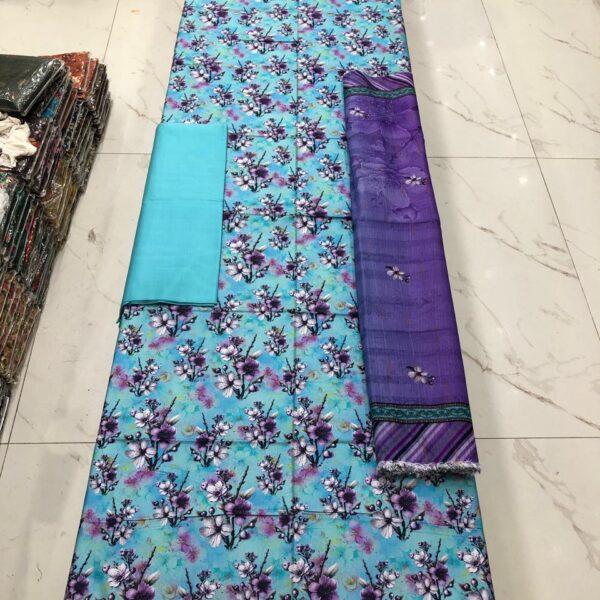 Safa Marwa Original Brand Linen Fabrics 3 piece Suit 28