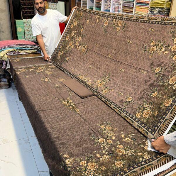 Safa Marwa Original Brand Winter Collection Karandi Fabrics 3 Piece Suit Women Collection Design No 3