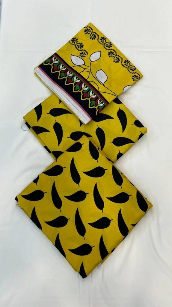 Safa Marwa Brand Bana Dora Linen Fabrics 3 piece Suit