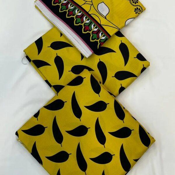 Safa Marwa Brand Bana Dora Linen Fabrics 3 piece Suit