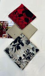 Volume 414 – Zainab Chottani Viscose Digital Printed 3 Piece Dress – Design No. 03