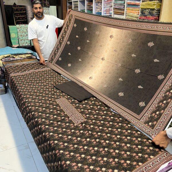 Safa Marwa Original Brand Winter Collection Karandi Fabrics 3 Piece Suit Women Collection Design No 5