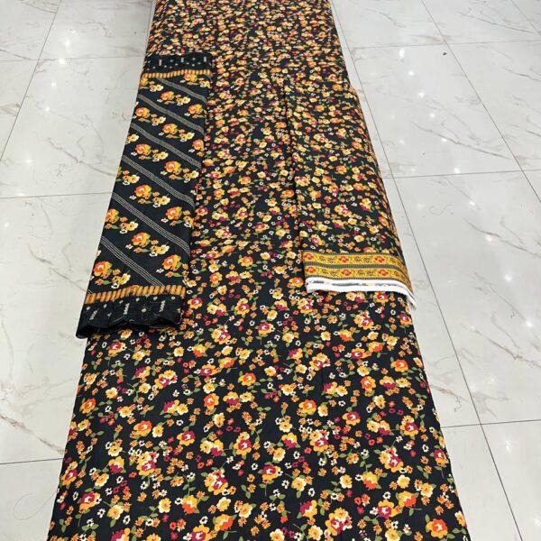 Bareeze Lawn Summer Collection 2025 Allover Digital Printed Lawn 3 Piece Suit Women Collection Design No 5