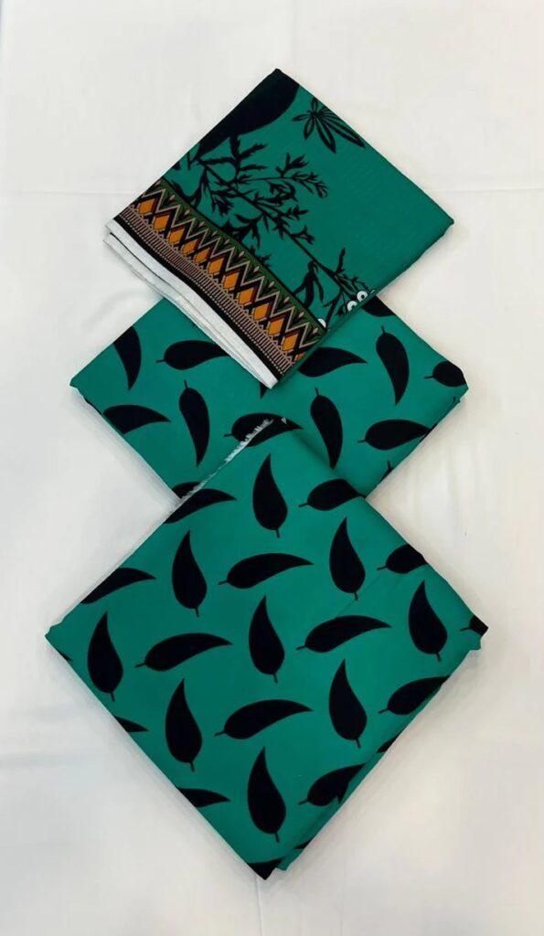 Safa Marwa Brand Bana Dora Linen Fabrics 3 piece Suit