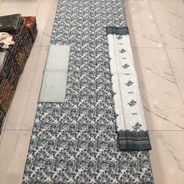 Safa Marwa Original Brand Linen Fabrics 3 piece Suit 8