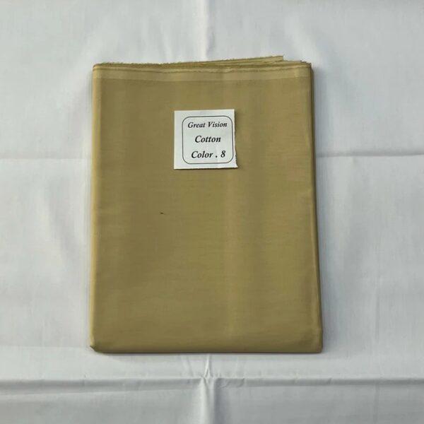 Great vision Semi Hard Cotton Kameez Shalwar Fabrics Design No 8