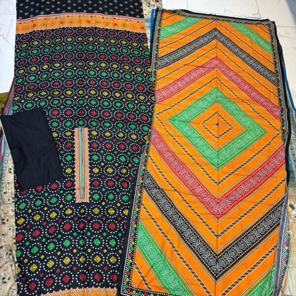 Premium Digital Printed Linen 3 Piece Suit