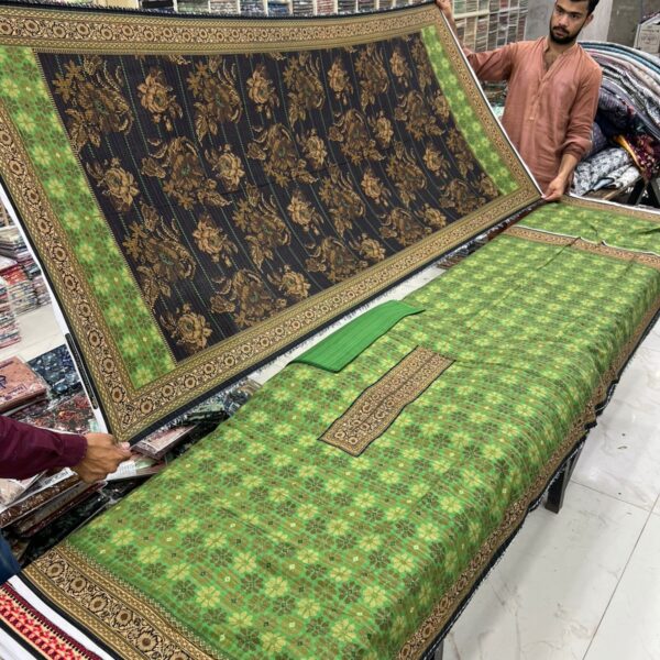 Safa Marwa Winter Original Karandi Collection Unstitched 3 Piece Suit Women Collection Design No 10