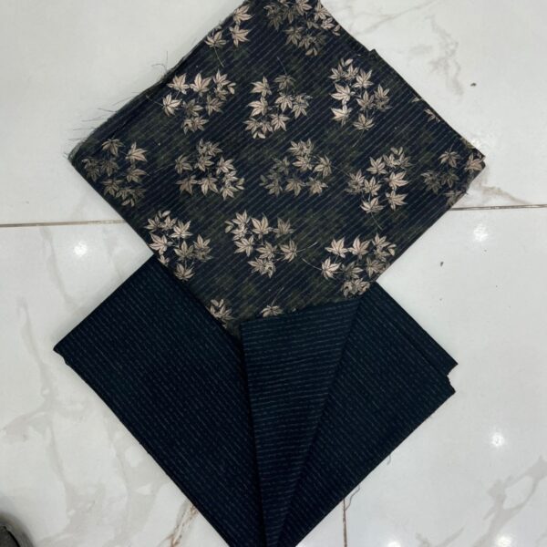 Safa Marwa Original Brand Printed Slub Karandi – Winter Collection 2 Piece Suit Women Dresses Design No 14