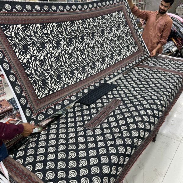 Safa Marwa Winter Original Karandi Collection Unstitched 3 Piece Suit Women Collection Design No 15