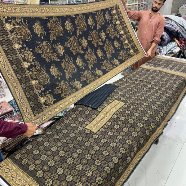 Safa Marwa Winter Original Karandi Collection Unstitched 3 Piece Suit Women Collection Design No 18