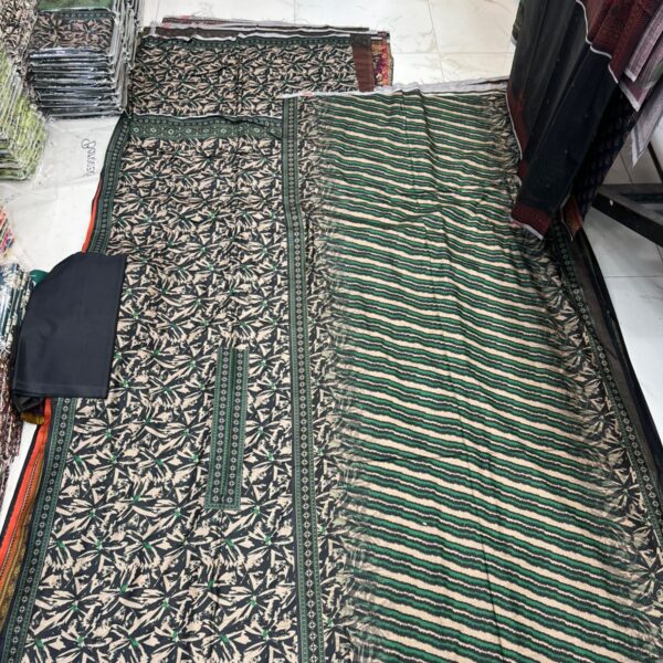 Safa Marwa Original Brand Printed Dhanak – Winter Collection 3 Piece Suit Women Dresses Design No 21