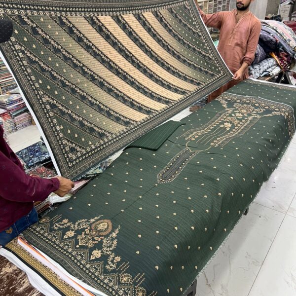 Safa Marwa Winter Original Karandi Collection Unstitched 3 Piece Suit Women Collection Design No 22