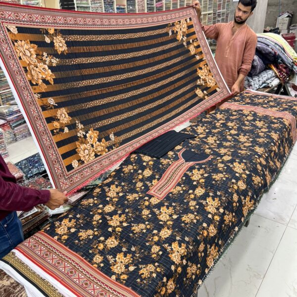 Safa Marwa Winter Original Karandi Collection Unstitched 3 Piece Suit Women Collection Design No 23